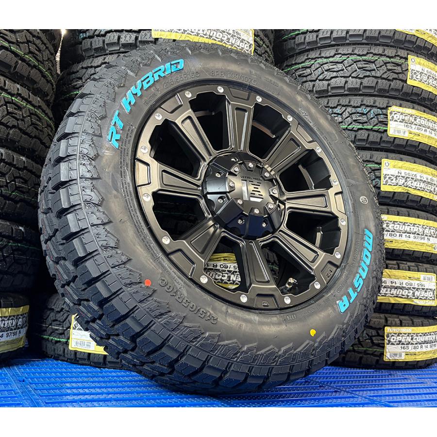 MONSTA TYRES 新品 タイヤ ホイール 4本セット 200系 ハイエース 16