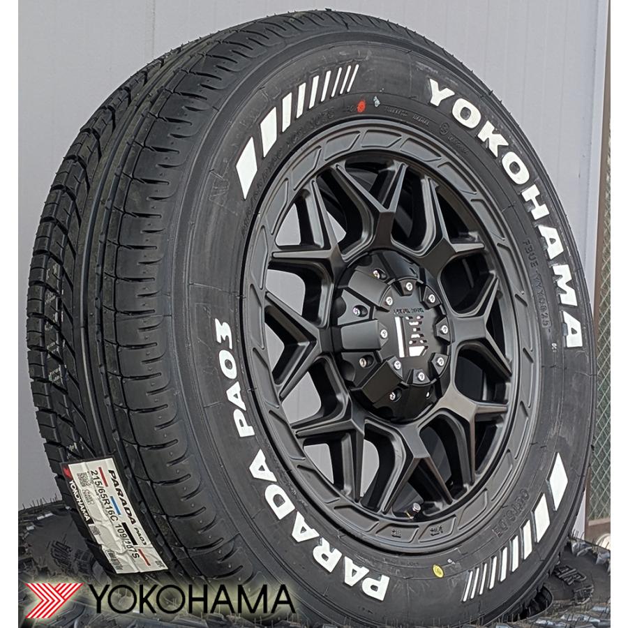 PARADA 即納 200系 ハイエース 新品 サマータイヤ YOKOHAMA PA03 215