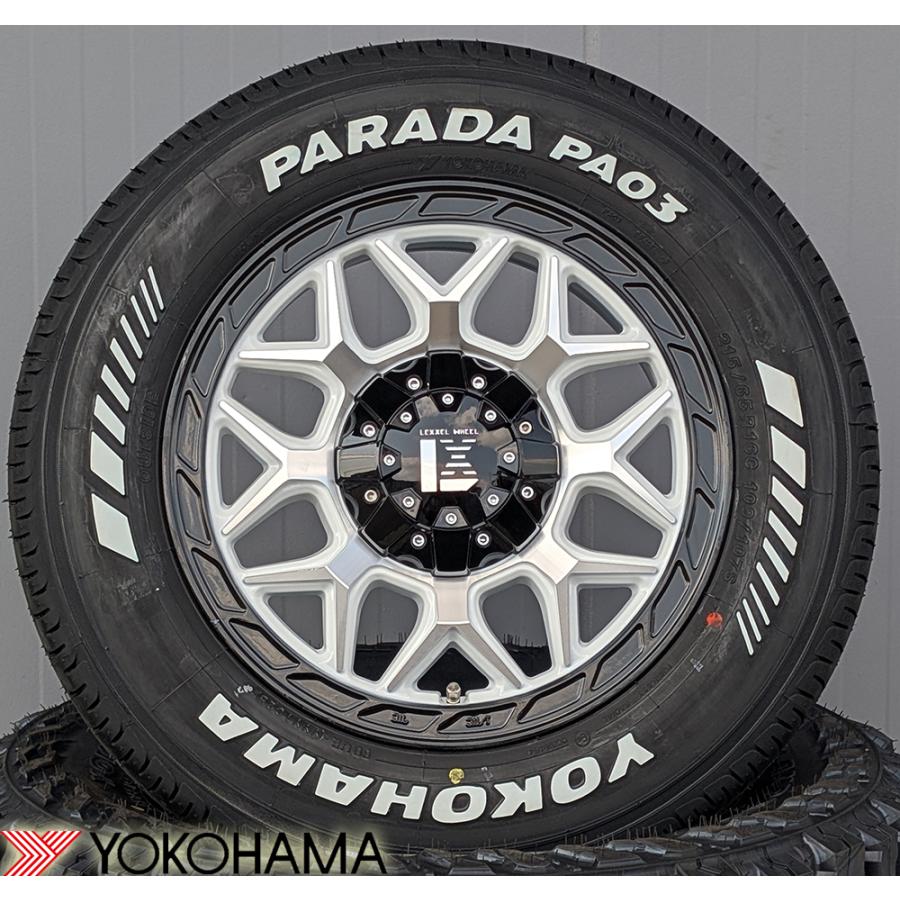 PARADA 200系 ハイエース 新品 サマータイヤ YOKOHAMA PA03 215/65R16 