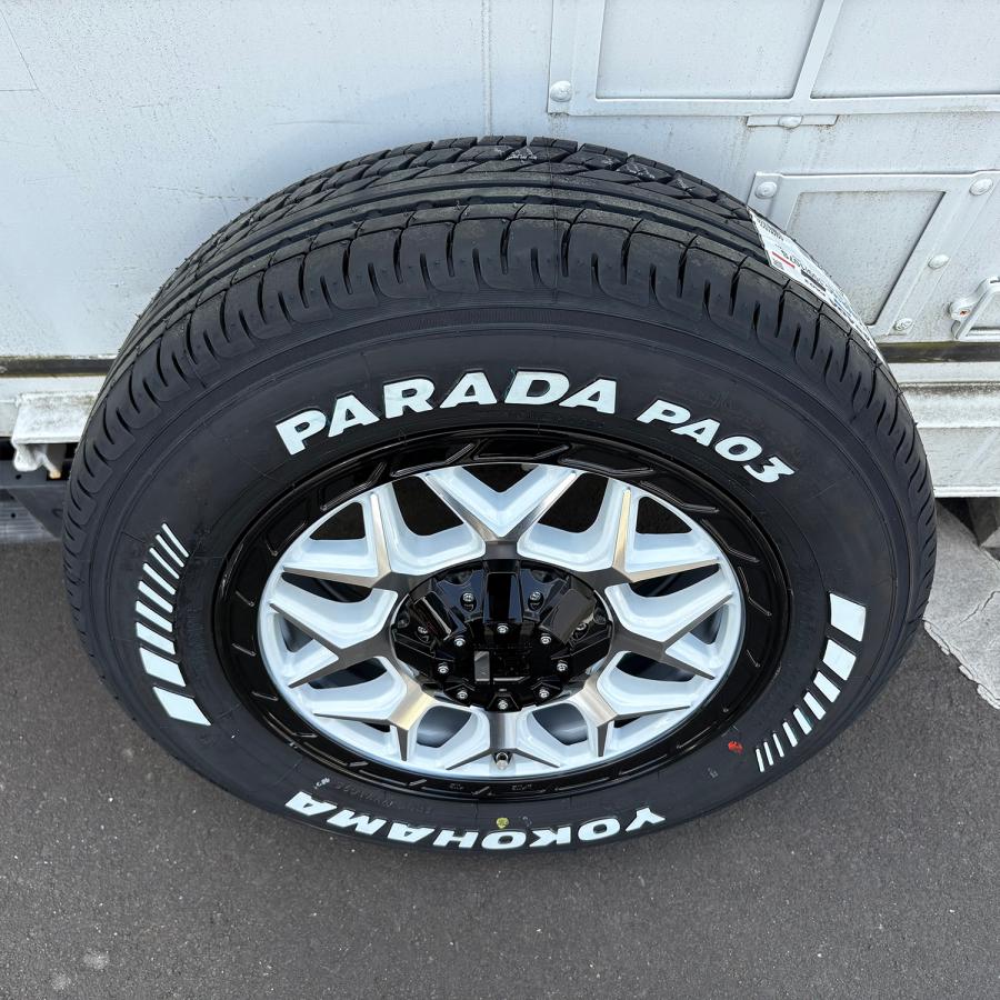 PARADA 新作ホイール 200系 ハイエース 新品 サマータイヤ ヨコハマ
