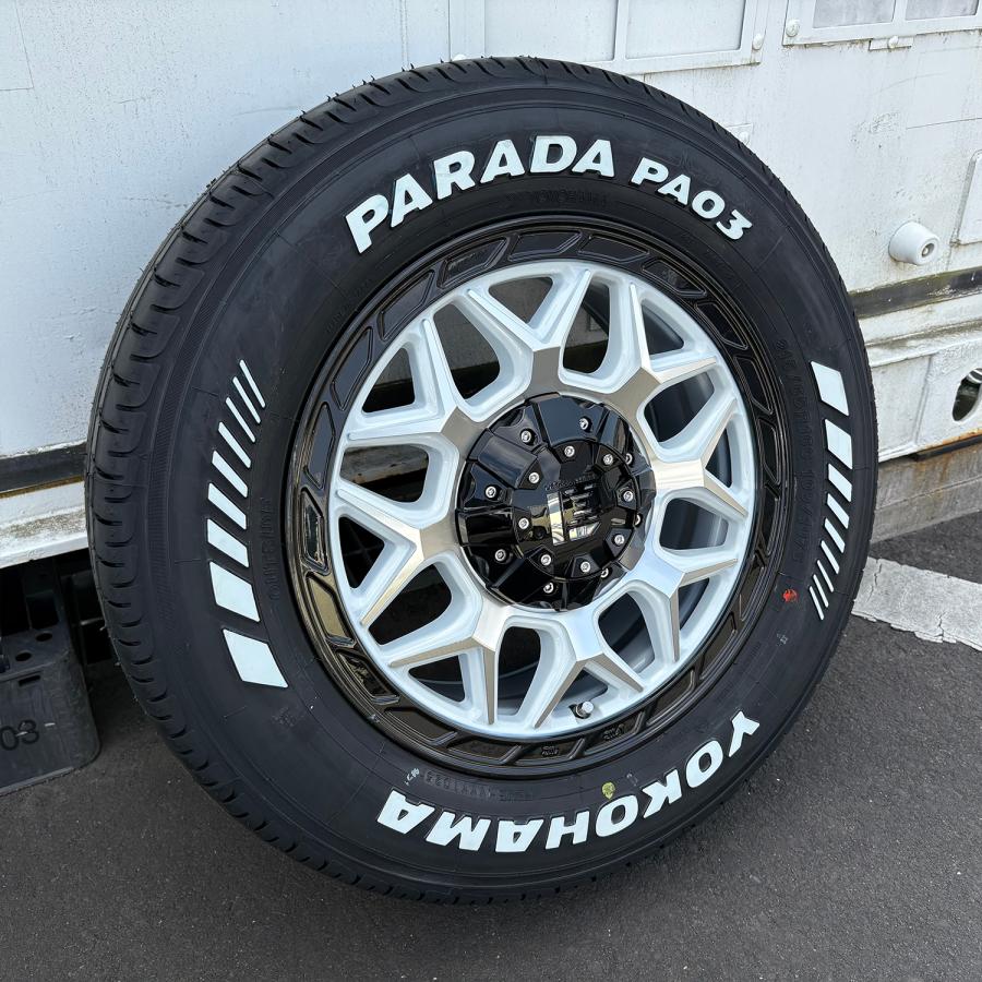 YOKOHAMA PARADA PA03 16インチホイール（ホイールのみ） PARADA 新作ホイール 200系 ハイエース 新品 サマータイヤ ヨコハマ
