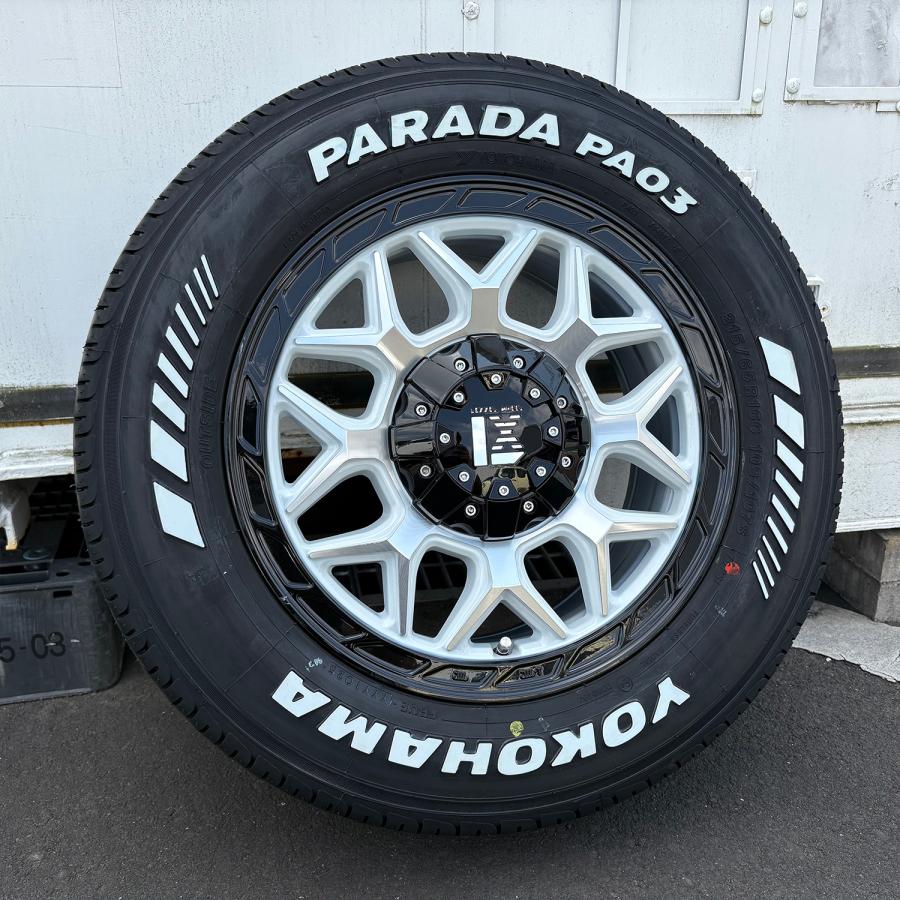 PARADA 新作ホイール 200系 ハイエース 新品 サマータイヤ ヨコハマ
