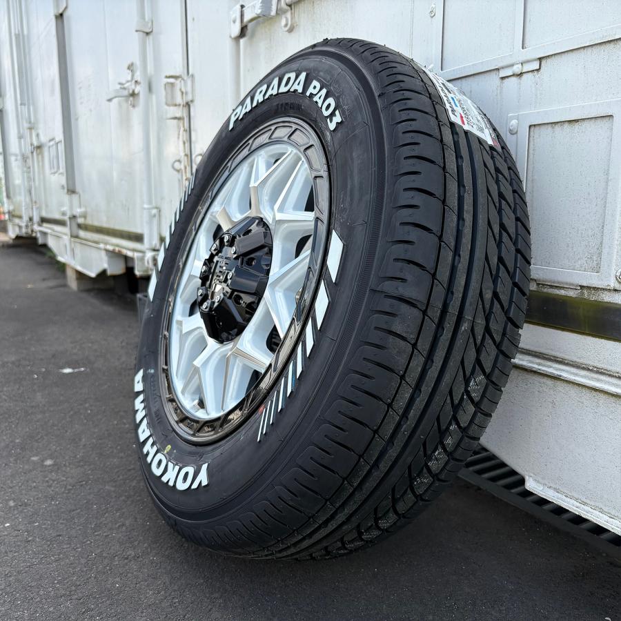 PARADA 新作ホイール 200系 ハイエース 新品 サマータイヤ ヨコハマ