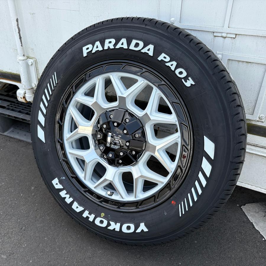 YOKOHAMA PARADA PA03 16インチホイール（ホイールのみ） PARADA 新作ホイール 200系 ハイエース 新品 サマータイヤ ヨコハマ