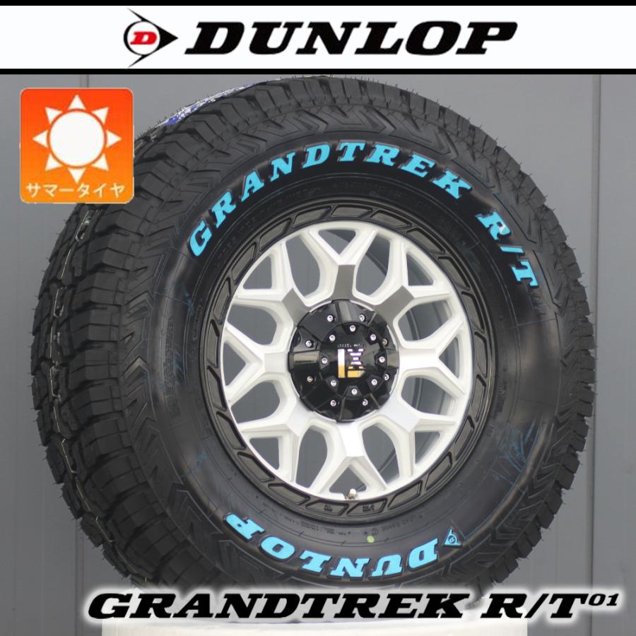 ダンロップ スタッドレス+Jeepラングラー ホイール4個セット GRANDTREK 新品 4本 ラングラー JL JK タイヤホイールセット