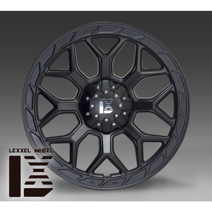 17インチ LEXXEL InFerno インフェルノ マットブラック 17x8.0+45