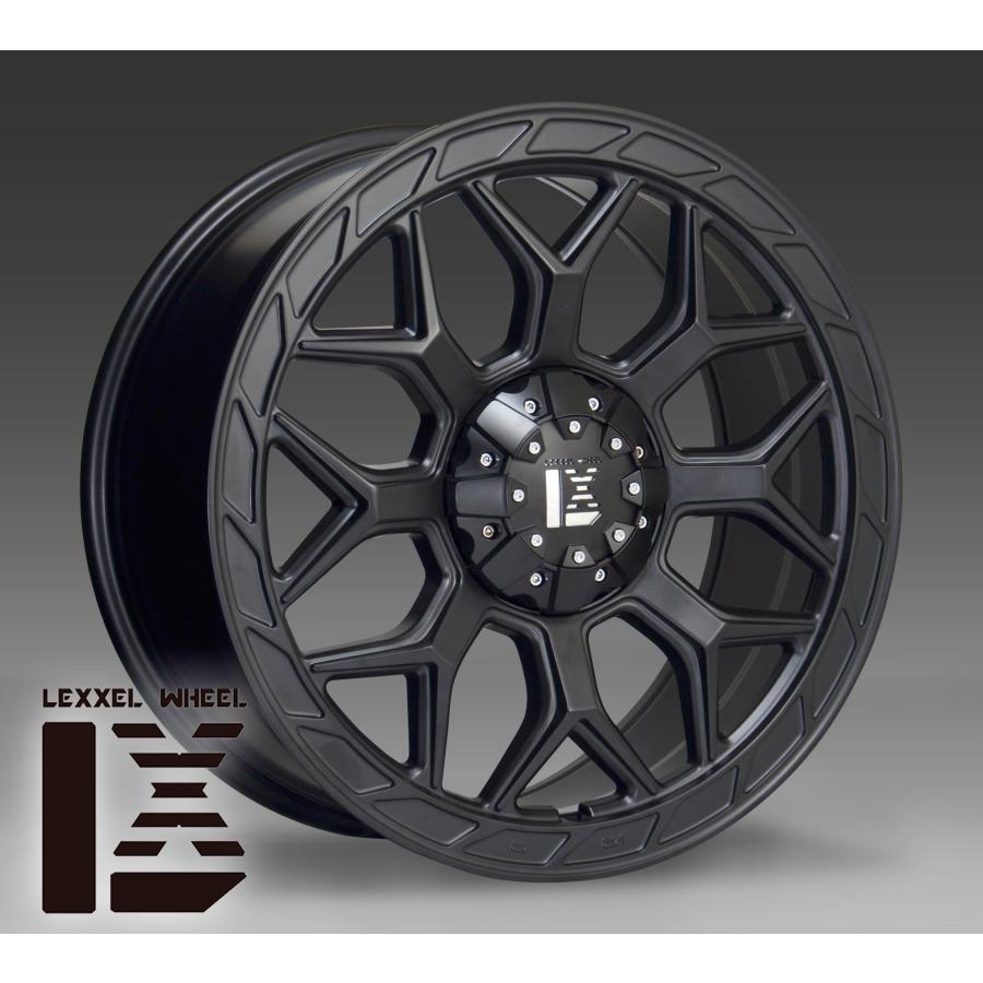 17インチ LEXXEL InFerno インフェルノ マットブラック 17x8.0+45