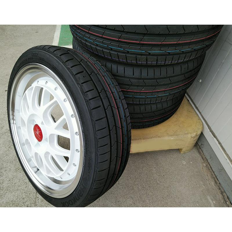 ブラックダイヤモンド BD00 ホワイトポリッシュ 165/40 R16 サマータイヤホイールセット 165/40R16 165/45R16 ブラック