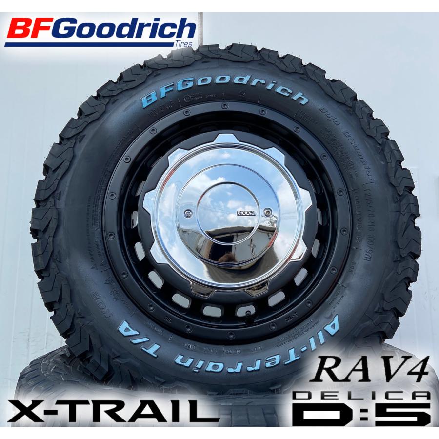 D5 デリカ エクストレイル クロスロード CX5 RAV4 16インチ LEXXEL SwaGGer スワッガー BF グッドリッチ オールテレン KO2 215/70R16 225/70R16 235/70R16｜wat