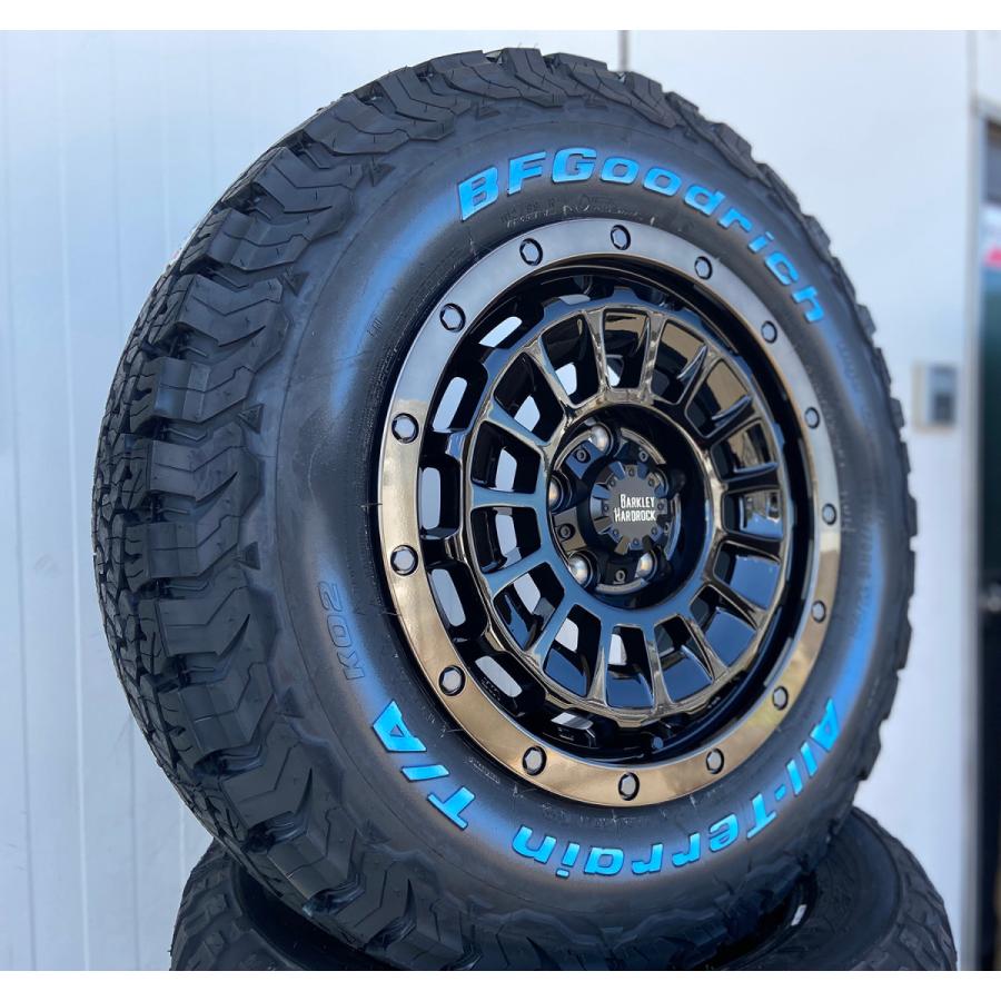 デリカD5 エクストレイル CHR アウトランダー 16インチ BF グッドリッチ オールテレーン KO2 225/70R16 バークレイ・ハードロック ローガン