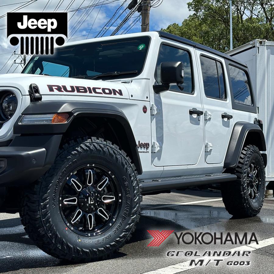 GEOLANDAR JL JK ラングラー 背面用付き（5本セット）17インチ LEXXEL