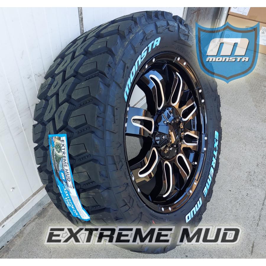 マッドタイヤ ホイール付き 285/70R17 ランクル 100 200