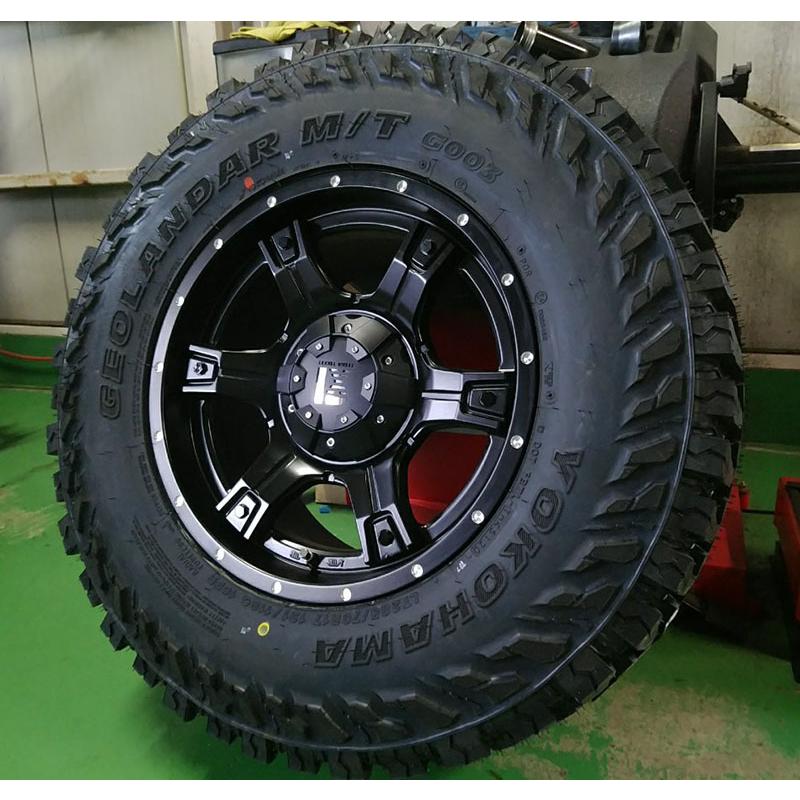FJクルーザー 純正ホイール ジオランダーMT 265/70R17 プラド等 純正からのステップアップ！FJクルーザーにジオランダー X-AT