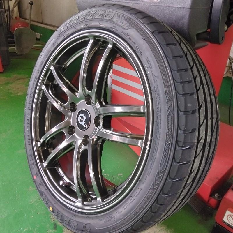 カローラツーリング純正215/45R17 17x7.5+50 PCD100 4本 カローラスポーツ カローラツーリング タイヤホイール 特選
