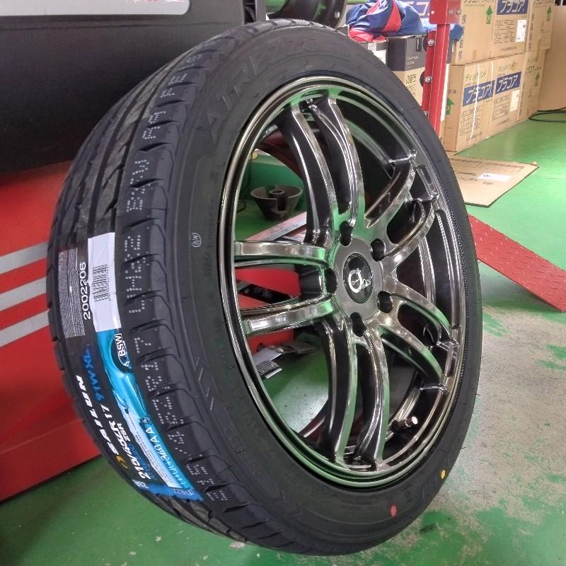 スズキ スイフトスポーツ(ZC33S)用 195/45R17 特選タイヤ 新品 4 スズキ スイフトスポーツ(ZC33S)用 195/45R17 特選タイヤ 新品 4