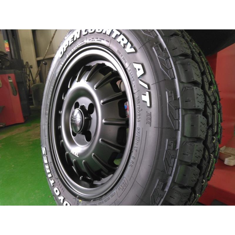 ホイールつきタイヤ　サクシードや普通車バン用165.13.6PR TOYOTA (トヨタ) SUCCEED-VAN (サクシードバン) PROBOX-VAN (プロ