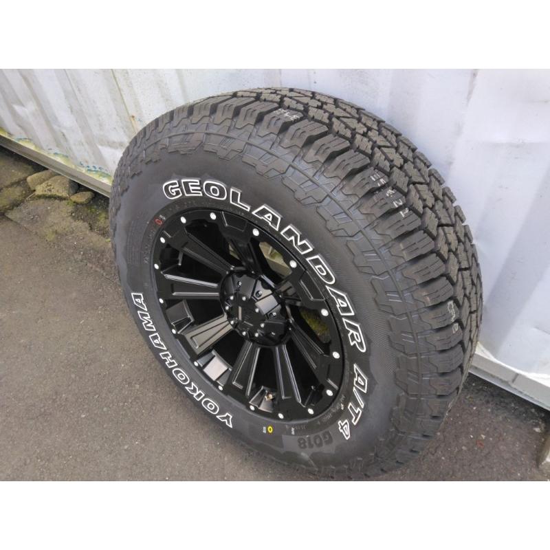 ありー タイヤ④ GEOLANDAR 新品4本 FJクルーザー タイヤホイールセット ヨコハマタイヤ