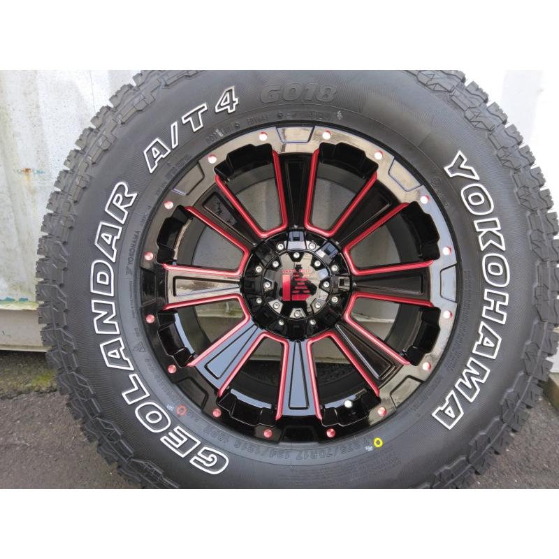【265/70R16】アルミホイール&スタッドレスセット　ハイラックスサーフ④ GEOLANDAR 新品4本 サーフ ハイラックス タイヤホイールセット