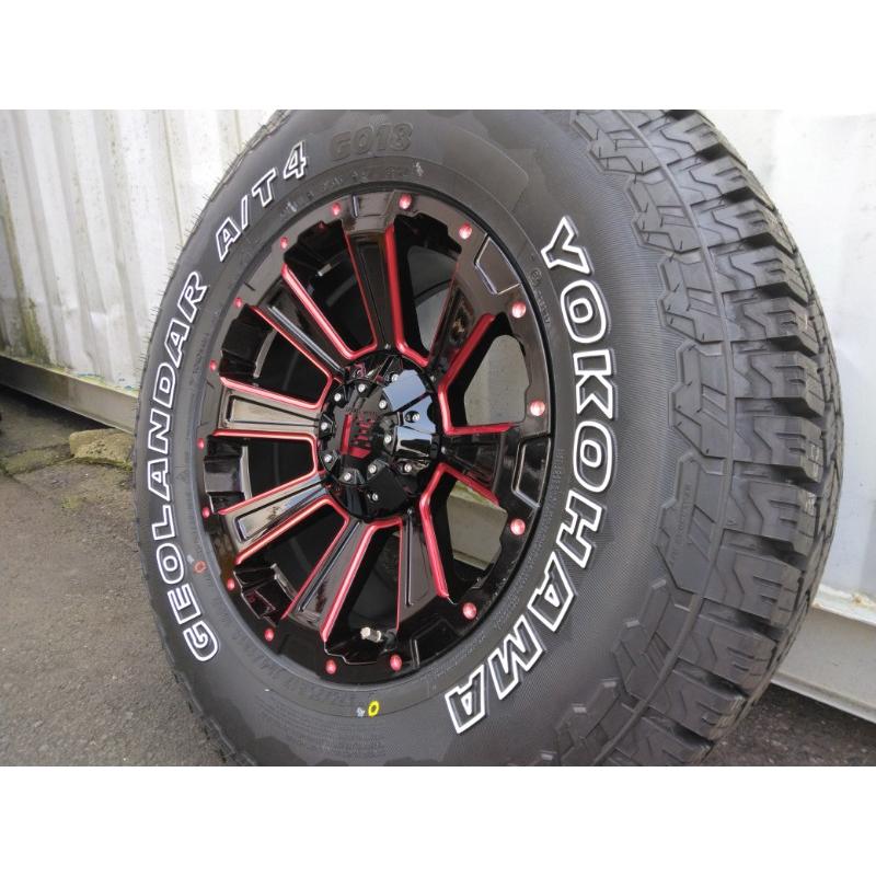 GEOLANDAR 新品4本 サーフ ハイラックス タイヤホイールセット