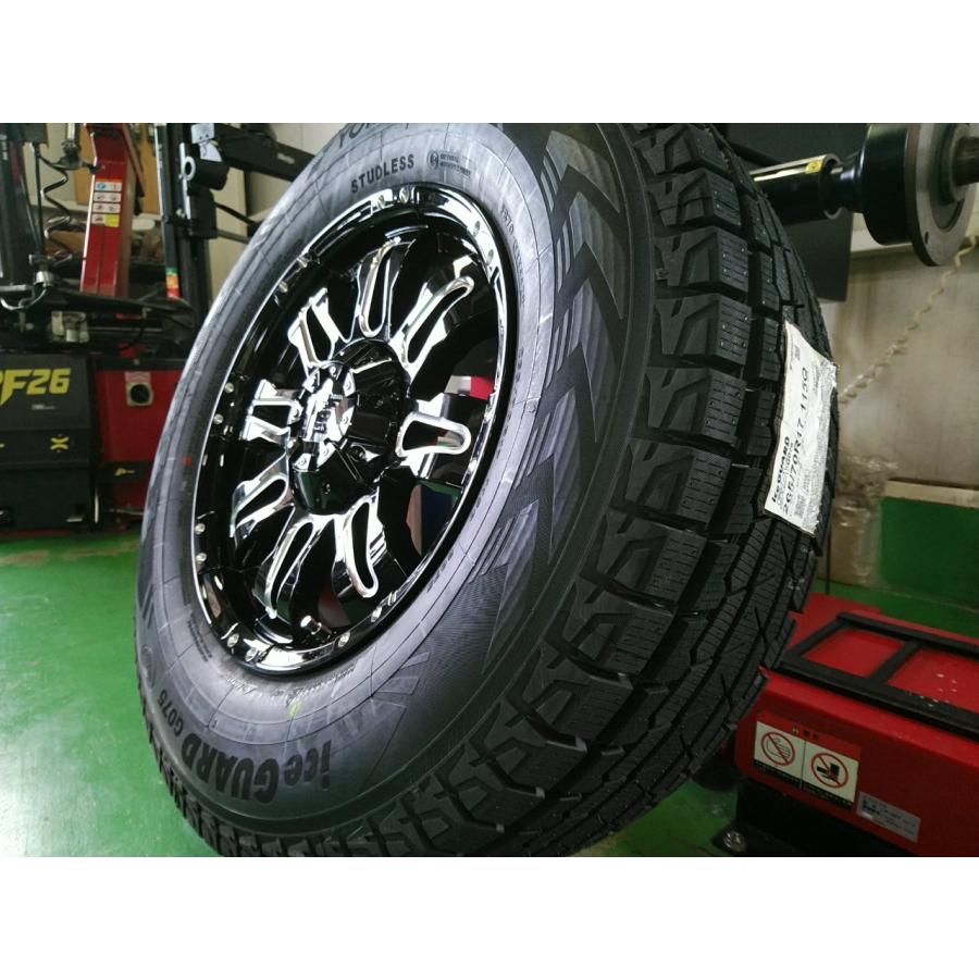 国産スタッドレス JEEP JL JK ラングラー ヨコハマ アイスガード SUV G075 265/70R17 17インチ Balano｜wat｜02