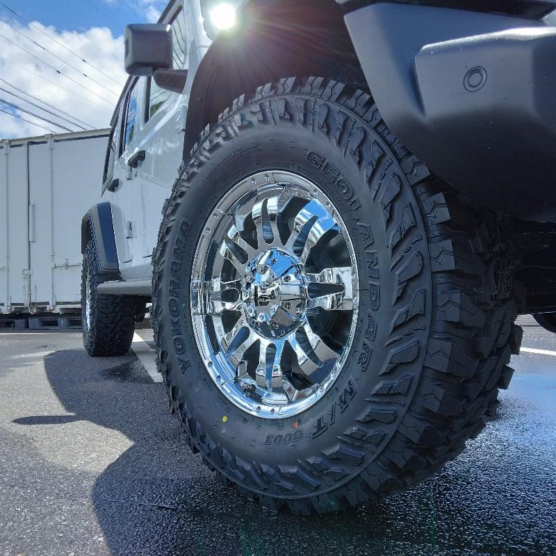 GEOLANDAR 新品 ラングラー JK JL タイヤホイール 4本セット ヨコハマ