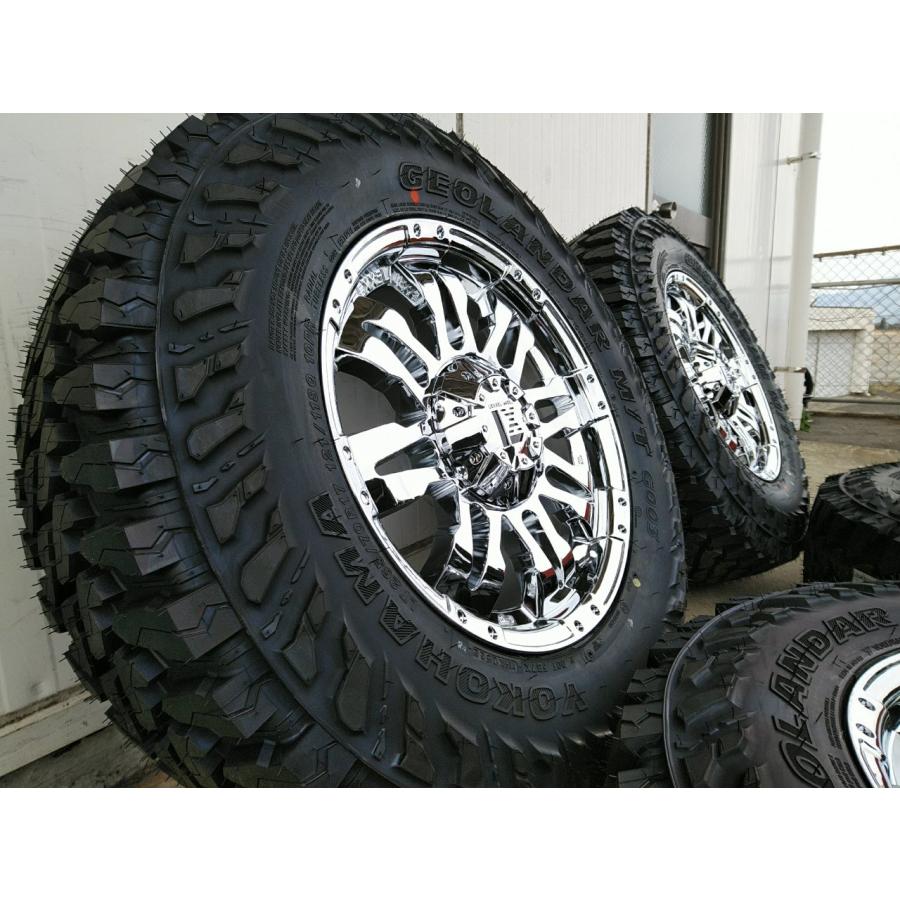 ジオランダーMT265.70.17！ラングラー純正ホイール！カード可能！ GEOLANDAR JK JL ラングラー ヨコハマ ジオランダー MT 265/70R17 285