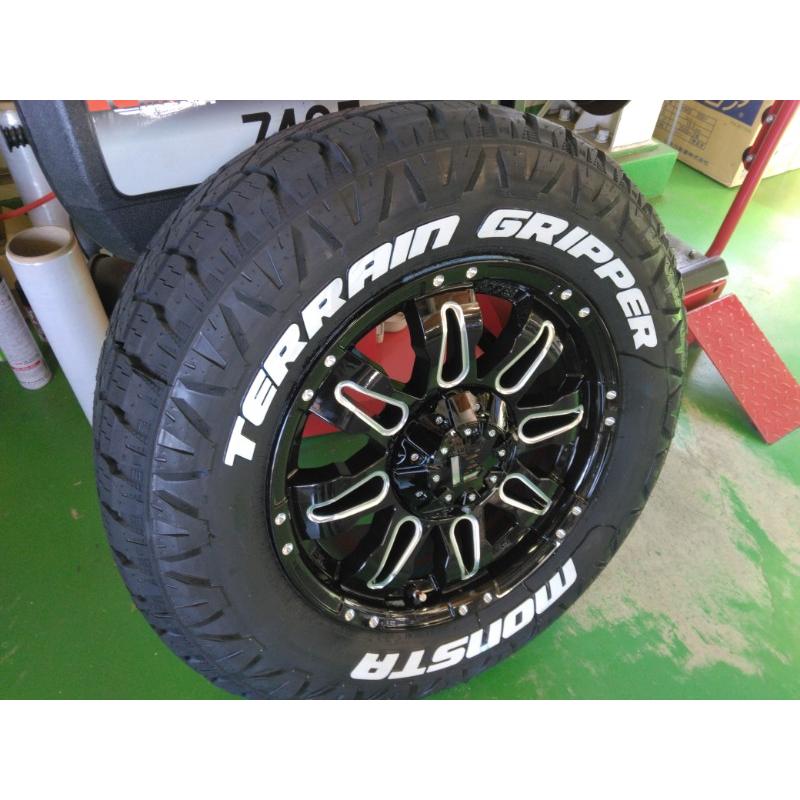 MONSTA TYRES 限定 特価 新品 150プラド FJ タイヤホイールセット