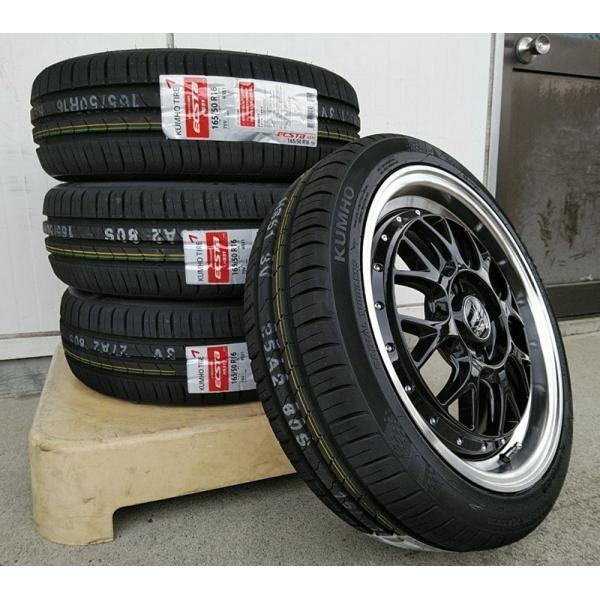 軽自動車フカリム100-4穴タントやワゴンR等4本タイヤ新品165/50R16 エクスタ 新品 4本 軽 NBOX タント スペーシア ワゴンR タイヤホイール