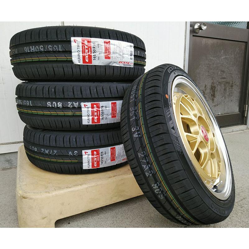 新品 NBOX タント スペーシア ムーヴ ワゴンR タイヤホイール 4本セット 165/45R16 165/50R16 クムホ HS51 BD00 16インチ｜wat｜06