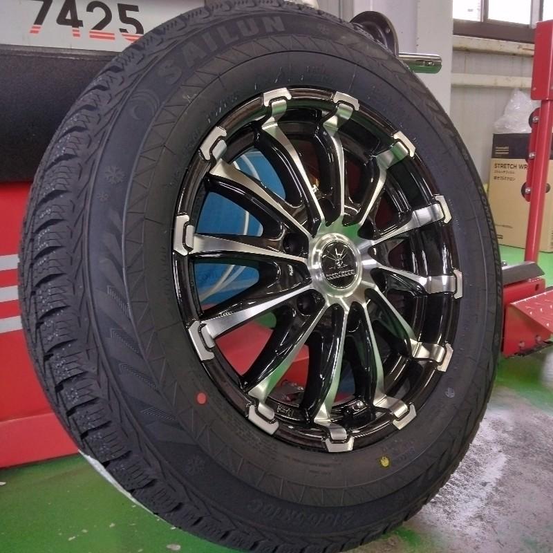 サイルン 新品 4本セット 200系 ハイエース スタッドレスタイヤ 車検