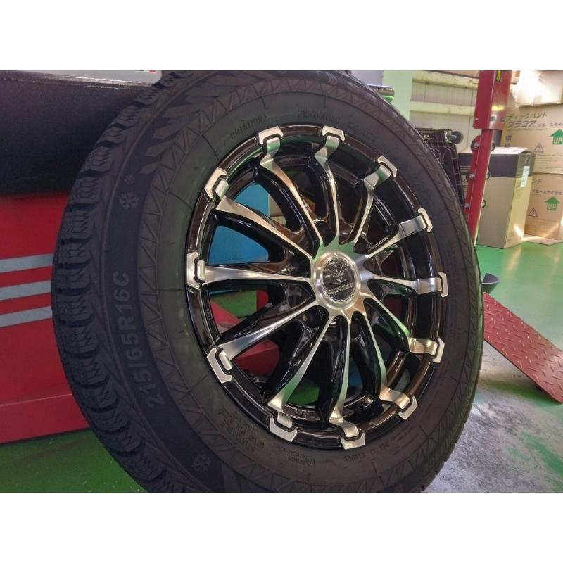 即納 スタッドレスタイヤ 2024年製 新品 200系 ハイエース タイヤホイールセット 車検対応 SAILUN COMMERCIO ICE 215/65R16 16インチ BD12 | ハイエース | 04