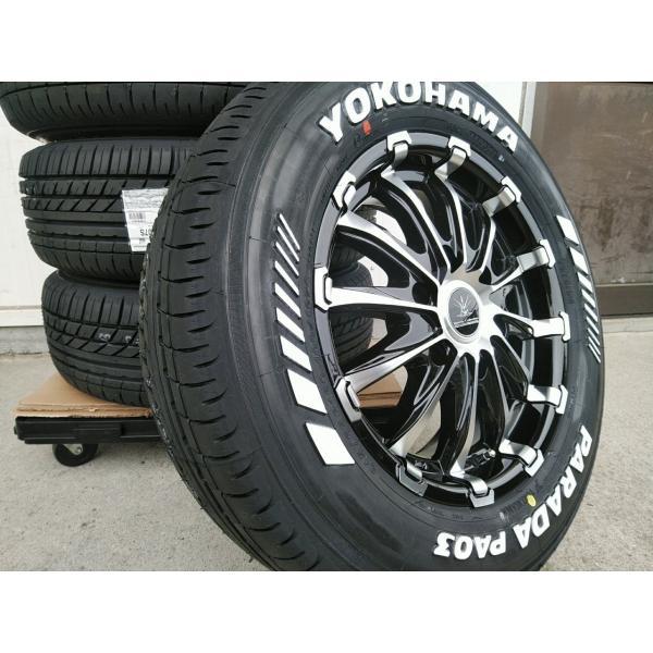 PARADA PA03 新品 4本 ハイエース 200系 ヨコハマ パラダ ホワイト