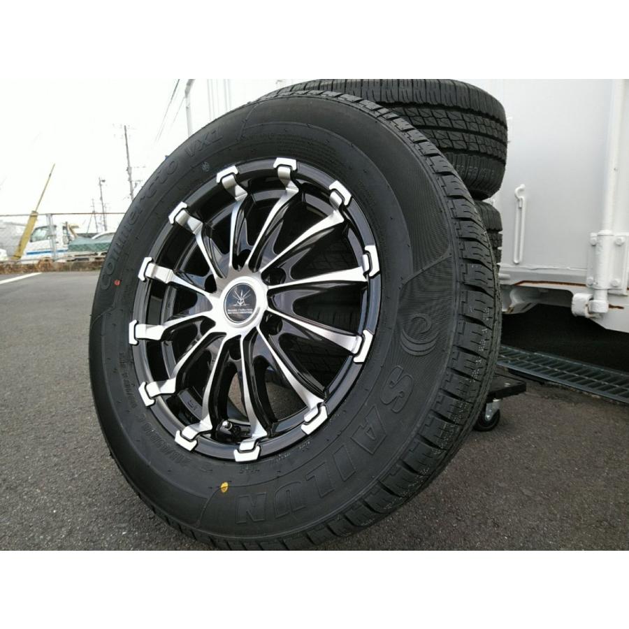 200系ハイエース　社外ホイールタイヤ４本セット　215/65R16 ハイエース 新品 ハイエース200系 夏タイヤ ホイール4本セット