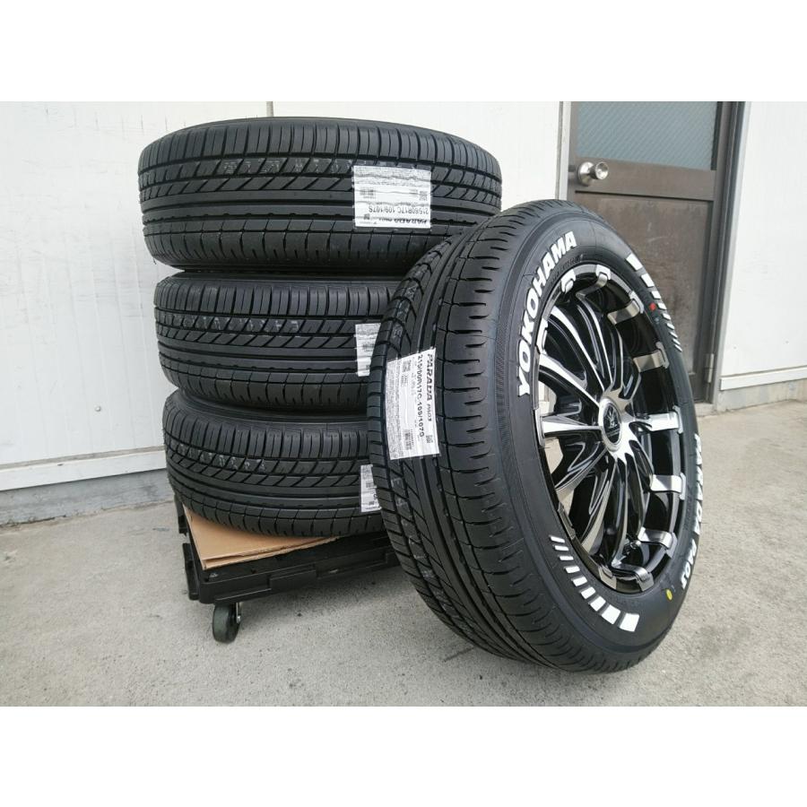 ハイエース215/60R17 ホイールセット ヨコハマタイヤ（YOKOHAMA TIRE） 新品4本 車検対応 215/60R17