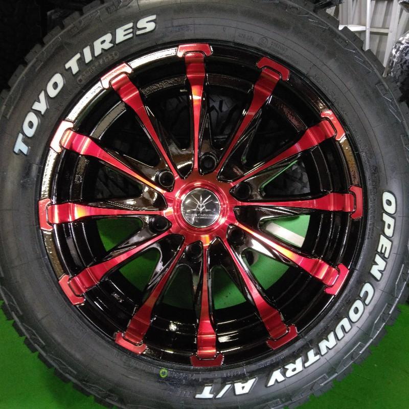 ハイエース　タイヤホイールセット ハイエース 新品 200系 タイヤホイールセット TOYO オープンカントリー