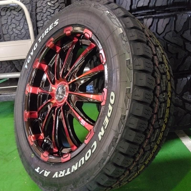 ハイエース 新品 200系 タイヤホイールセット TOYO オープンカントリー