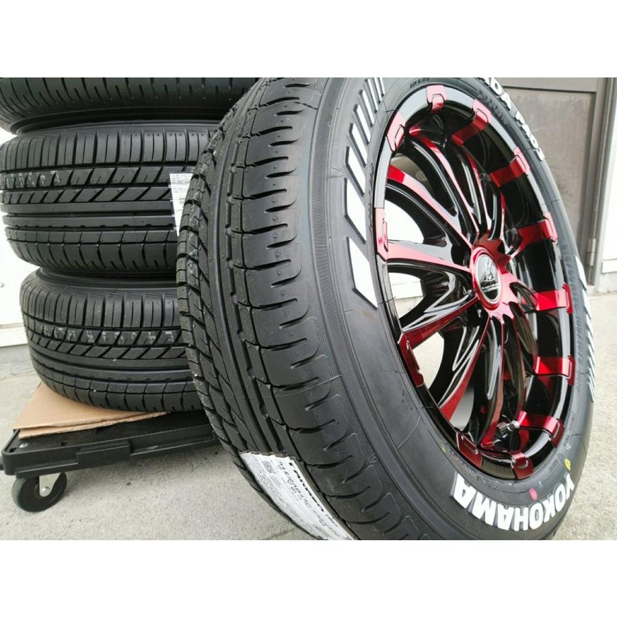 PARADA PA03 ハイエース200系 タイヤホイールセット 車検対応 YOKOHAMA