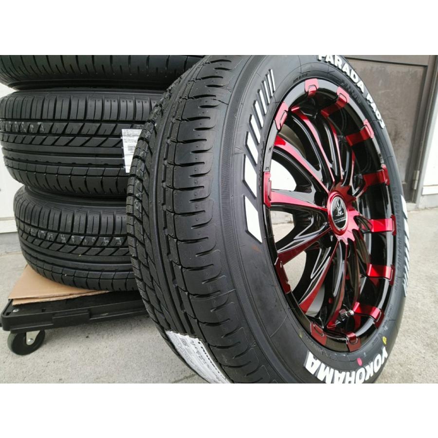PARADA PA03 ハイエース200系 タイヤホイールセット 車検対応 YOKOHAMA