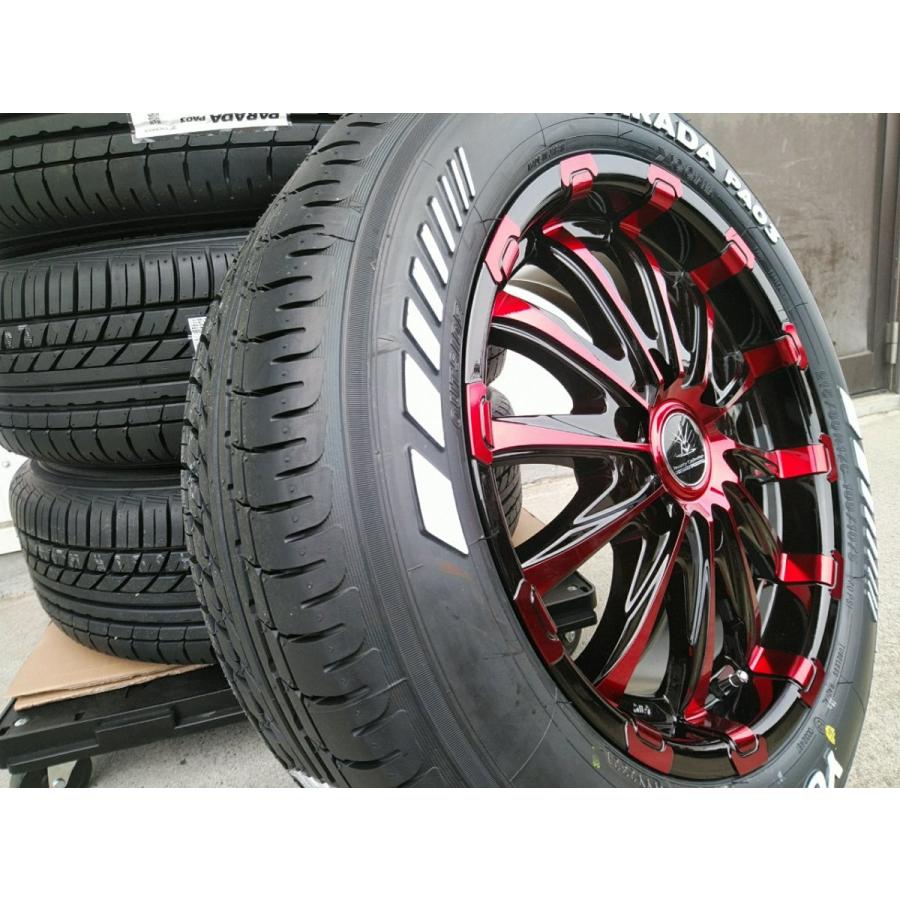 YOKOHAMA PARADA PA03 17インチホイールセット XIPHOID ゼフォイド＋タイヤセット4本 【ヨコハマパラダ PA03