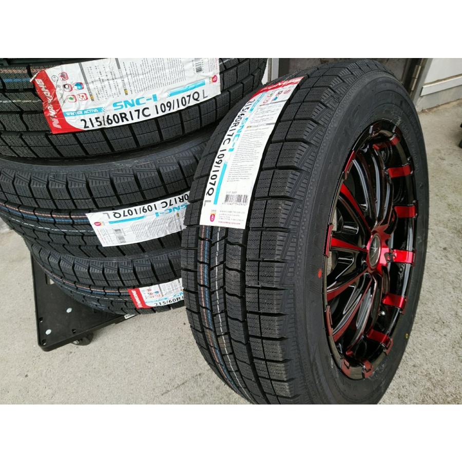 ICE ACTIVA スタッドレス ハイエース 200系 冬タイヤ ホイールセット