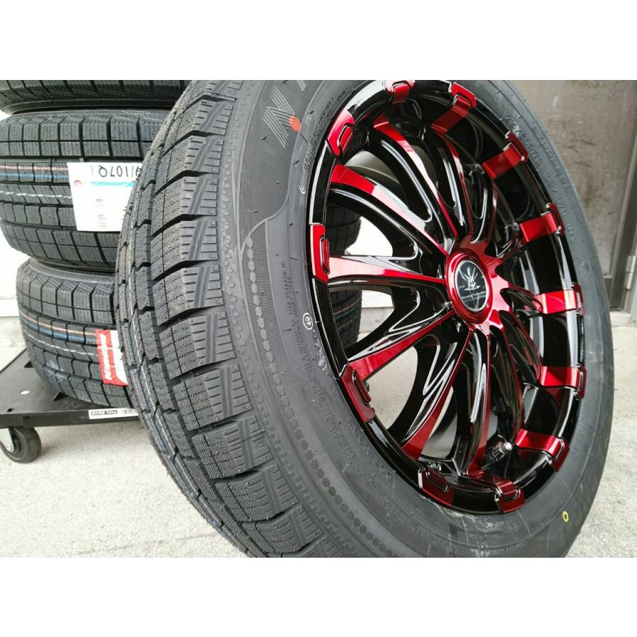 ICE ACTIVA スタッドレス ハイエース 200系 冬タイヤ ホイールセット