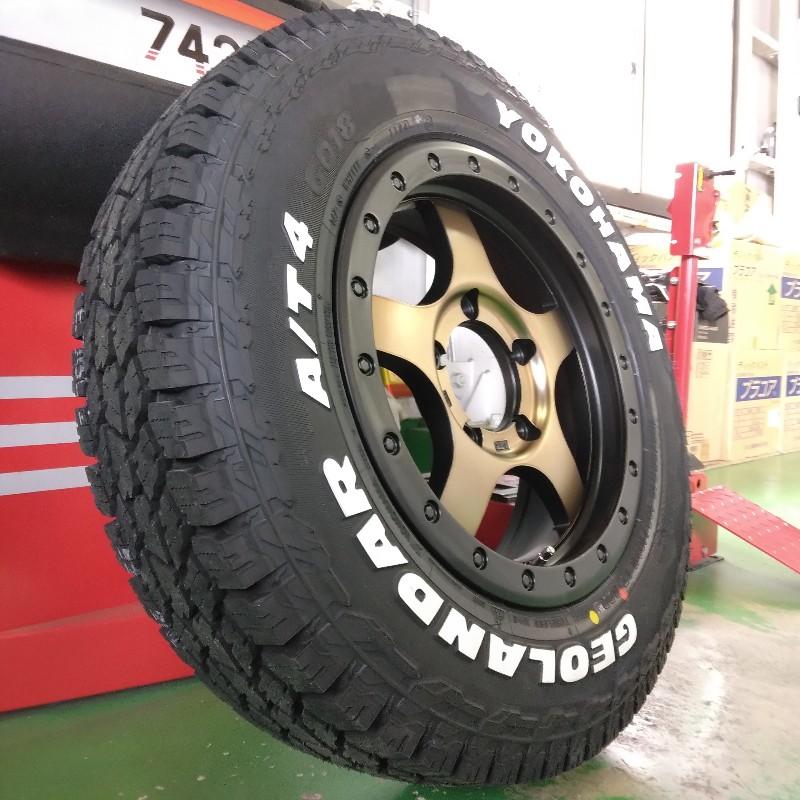 ジムニー 新品 4本セット タイヤホイール 185/85R16 ヨコハマ