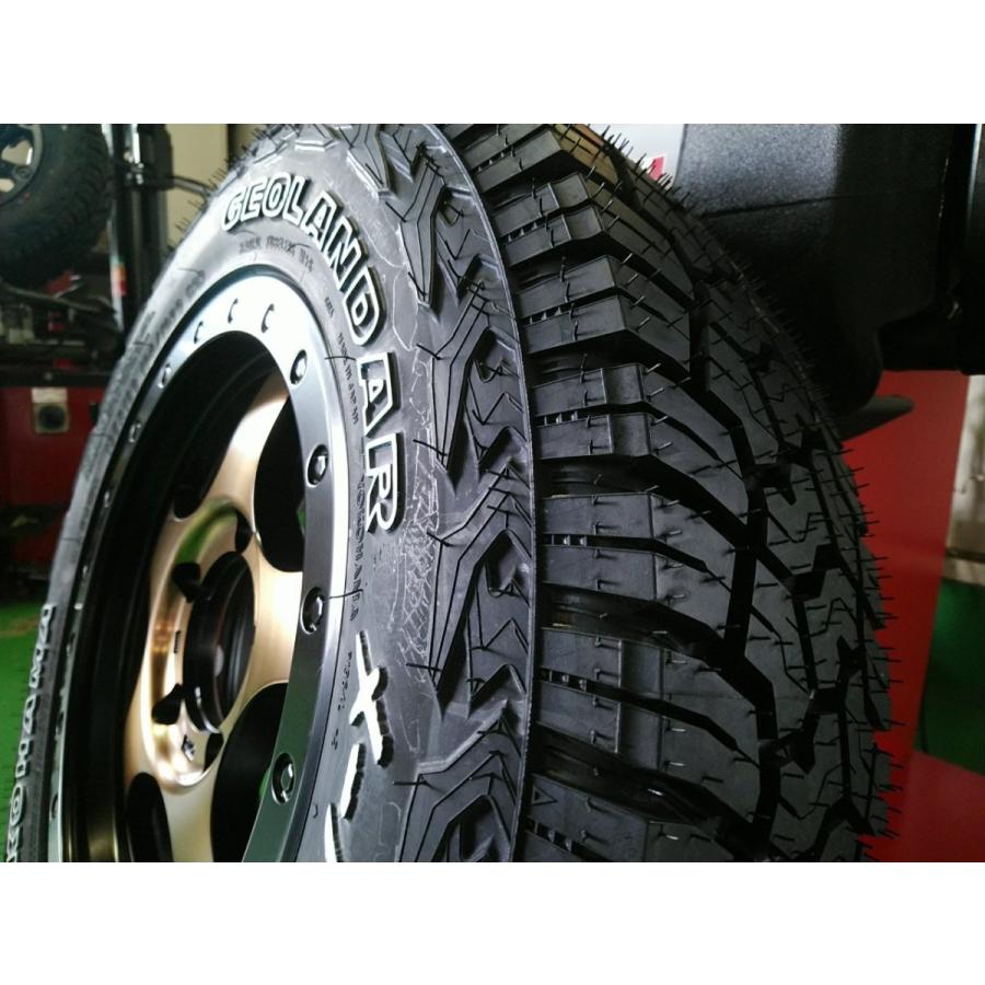 GEOLANDAR 【新品/5本セット】 ジムニー タイヤホイールセット 195R16