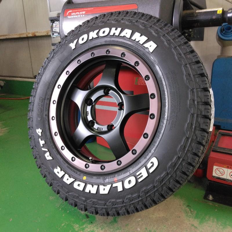 ジムニー 16インチ タイヤホイール 新品 4本セット ヨコハマ