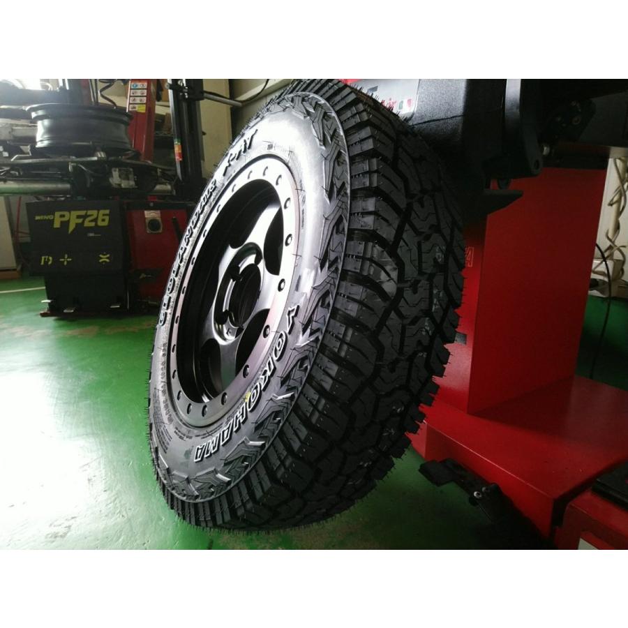 GEOLANDAR 【新品/5本セット】 ジムニー タイヤホイールセット 195R16