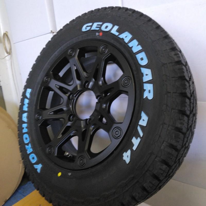 GEOLANDAR 新品4本セット ジムニー タイヤホイールセット ヨコハマ