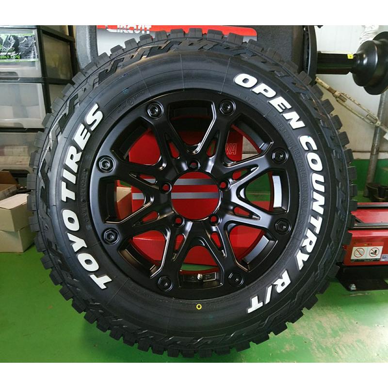 OPEN COUNTRY 新品 5本 ジムニー タイヤホイールセット 背面用付き