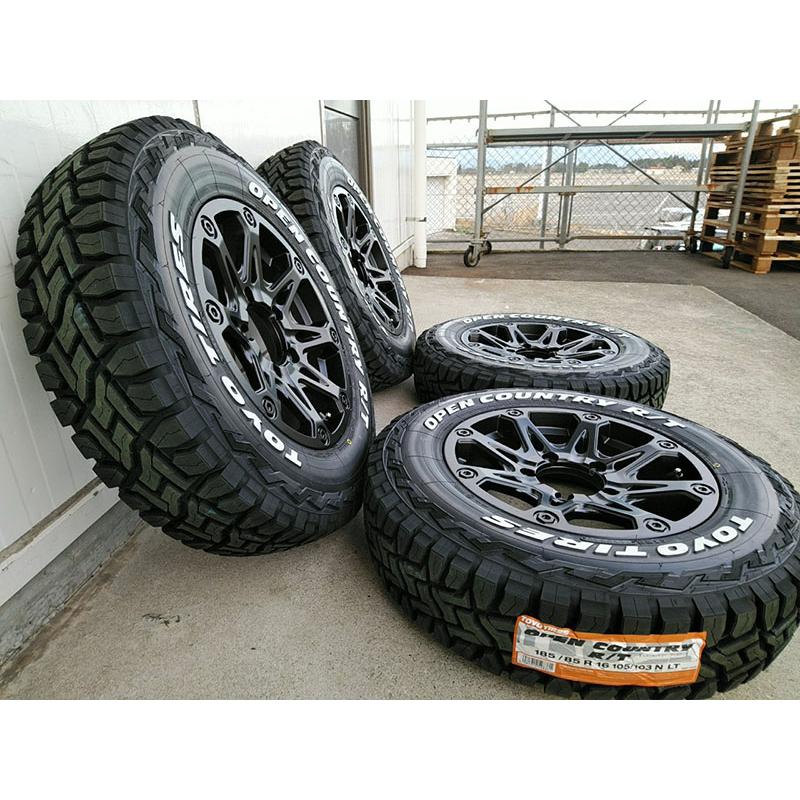 OPEN COUNTRY 新品 5本セット ジムニー タイヤホイール 背面用付き 