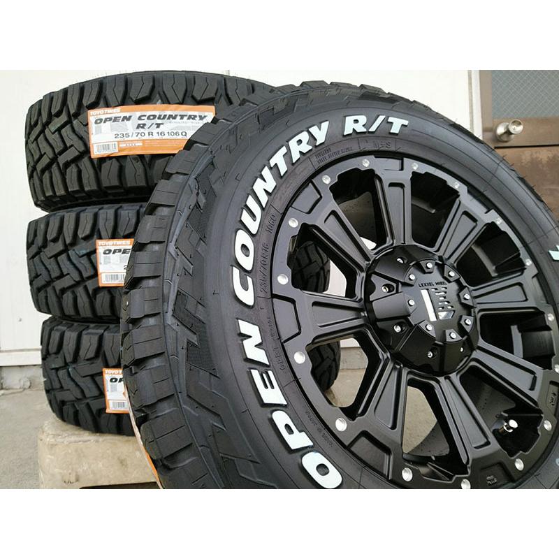 ハイエース用タイヤ・ホイールセット　オープンカントリーRT OPEN COUNTRY ハイエース 200系 レジアスエース 車検対応 16インチ