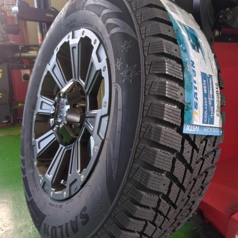 タイヤ・ホイール LEXXEL WHEEL SAILUN ICEBLAZER WSTX ICE BLAZER 新品 スタッドレスタイヤ 225/70R16 SAILUN WST3 デリカD5